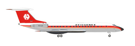 Herpa 537018 - 1:500 - Tupolev TU-134A Aviogenex